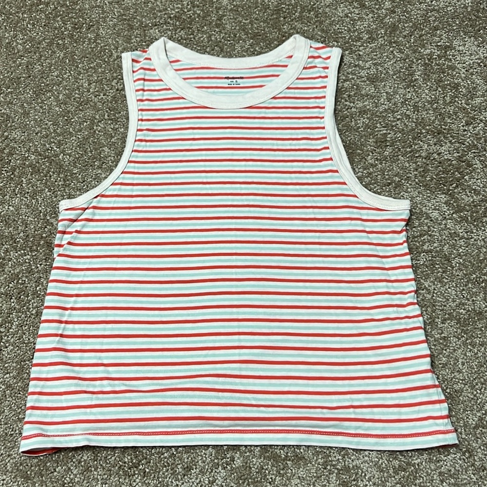 Madewell Striped Tank Top size small